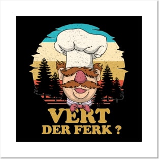 Vert chef der Posters and Art